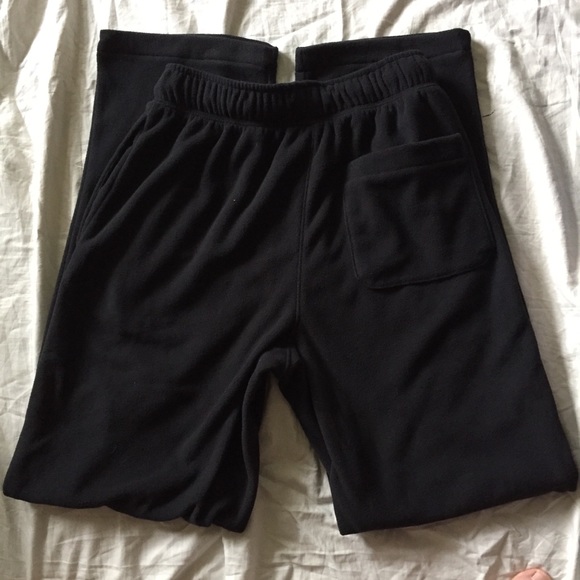 Lands End small 28–30 polar fleece pants black - Picture 3 of 3